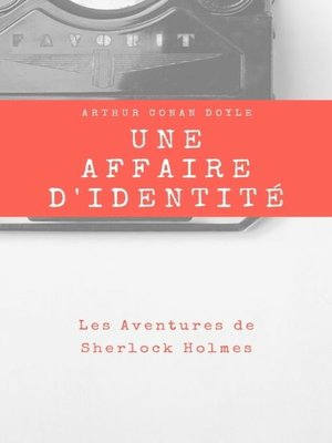 cover image of Une Affaire d'Identité